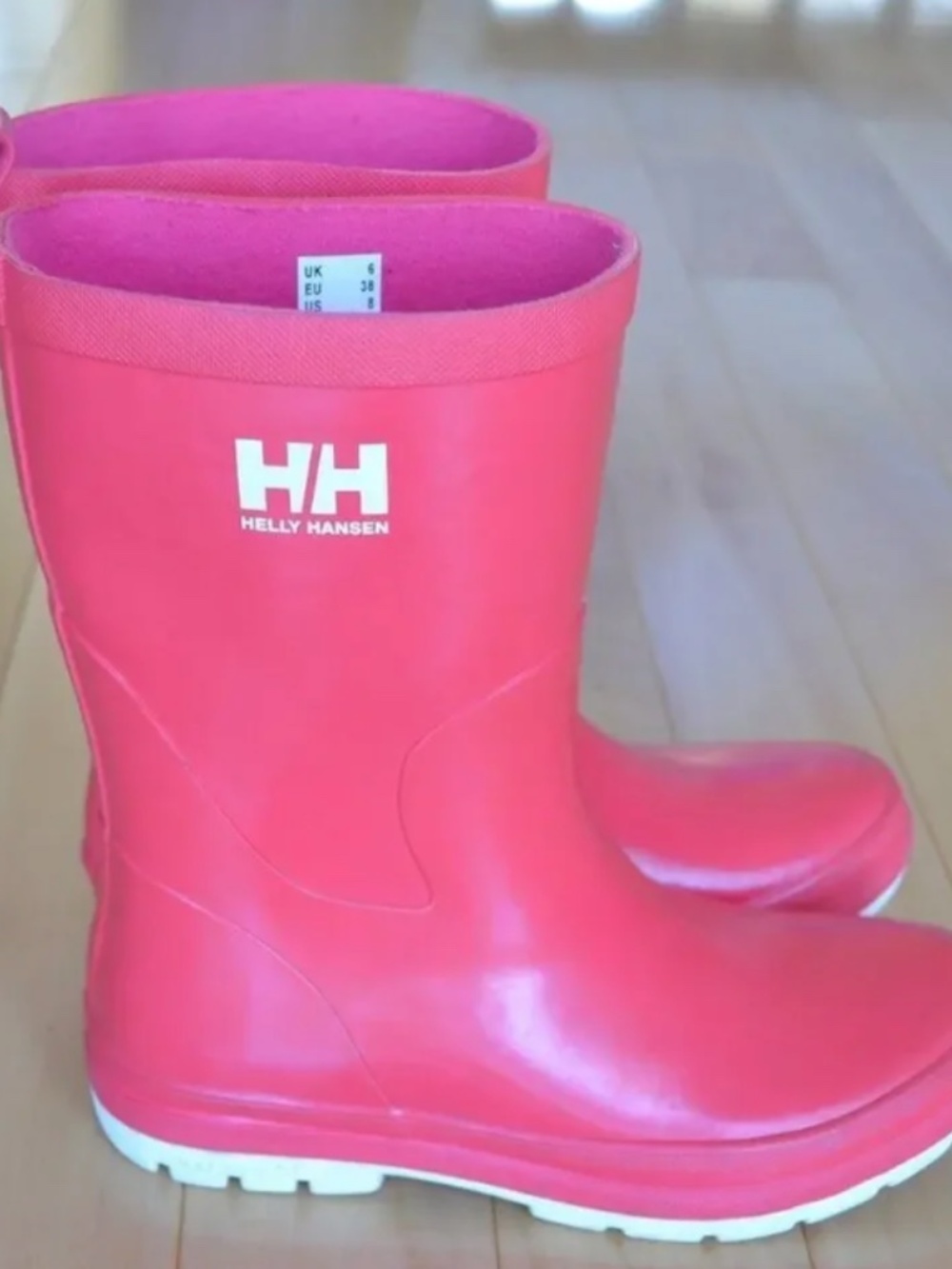 Helly Hansen Pink Rubber Rain Boots